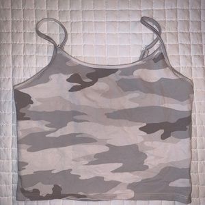 American Eagle Camo Crop Top